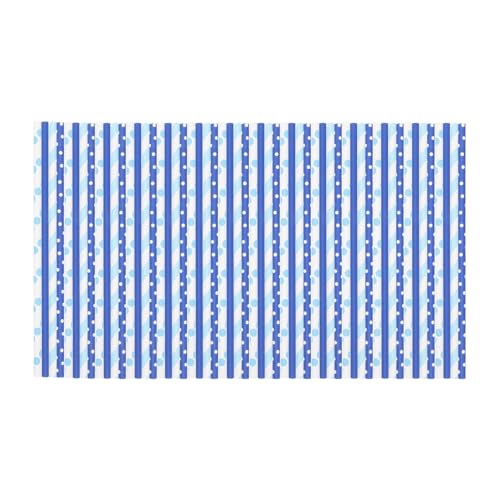 FRCOLOR 200 pitillos desechables de papel azul para fiesta miniatura 1