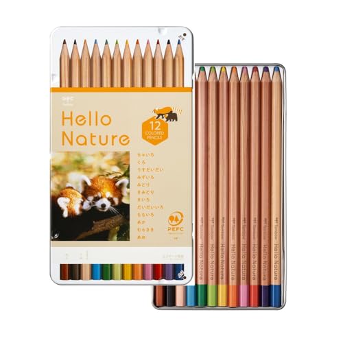 Amazon | トンボ鉛筆 色鉛筆 12色 (六角軸) 小学生 (6年間使える
