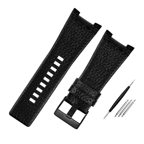 Bracelet de montre en cuir 32mm pour Diesel DZ1216 DZ1273
