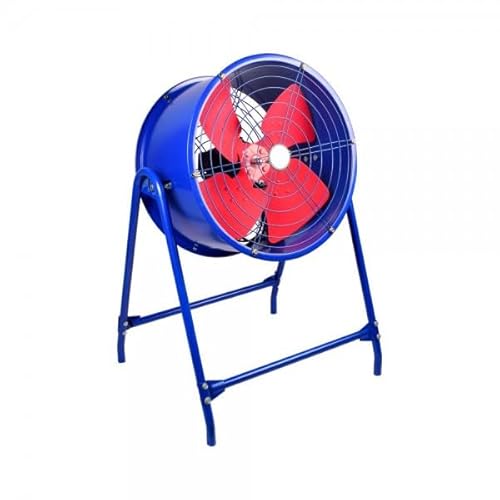 Bilake Ventilador industrial 550W | Ventilador de tambor con pie Dana | Extractor de aire industrial metálico 4 aspas Ø 58 cm diámetro Bilake Ventilador industrial 550W | Ventilador de tambor con pie Dana | Extractor de aire industrial metálico 4 aspas Ø 58 cm diámetro