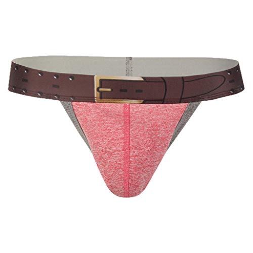 SamMoSon_Donna Biancheria Intima da Uomo a Vita Bassa e Media Biancheria Intima da Donna Dimensione Libera Corpetti Canottiere Guaine Cosce Leggings Modellanti Sottogonne Culotte Parigamb (Rosso L)