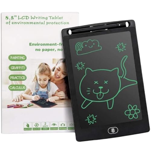 Image of LCD Writing Tablet for Kids - 8.5 Inch Digital Slate Pad for Drawing & Writing | Rewritable LCD Board for Kids Age 3-10 Years | Smart Writing Tab for Boys & Girls