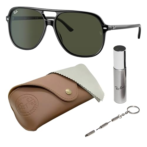 Image of Ray-Ban RB2198 BILL Square Shaped Sunglasses for Men & Women with Official RAYBAN Eyewear Kit
