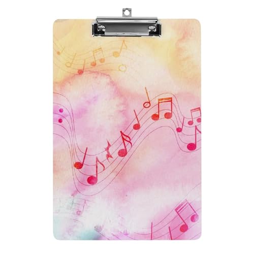 Planchette à pince A4 musicale avec clip robuste pour maintenir vos documents