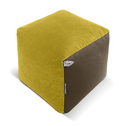 HAPPERS Puff con Relleno Incluido Tex Cuadrado