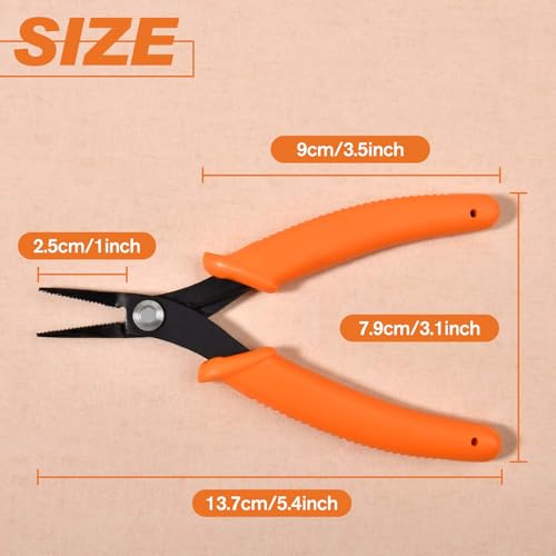 Image of Mini Long Nose Pliers Specialty Pointed Nose Tweezer Nose Pliers