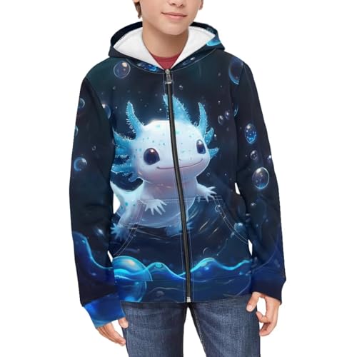 Boys Zip Up Hoodie Size 6-16 with Pockets Lightweight Kids Clothes for Teen Boys