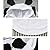 maxgoods Pet Panda Costume, Funny Cute Pet Dog Cat Clothes Suite Outfit for Halloween Christmas Holiday Dress Up Cosplay Jeans Apparel Outfit Uniform, M