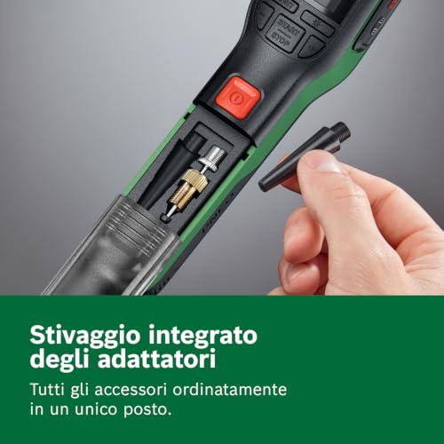 Bosch PNEO Mini Compressore a batteria (incl. set di adattatori di pressione, batteria Compact Power BA 4V 3.0 Ah e borsa in tessuto) - Immagine 4
