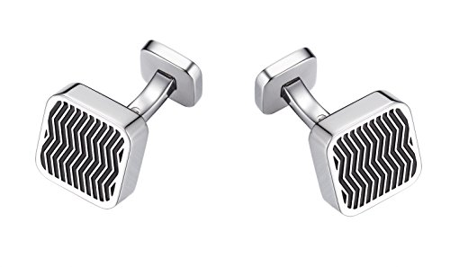 Preisvergleich Produktbild Joop! Herren Manschettenknöpfe JP-M ZIGZAG Edelstahl-JPCF10321A000