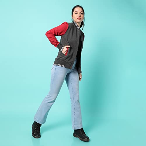 Image of Women's Cotton Jacket Relaxed Fit For Casual Wear | Full Sleeve | Stylish Wear Cotton Jacket Crafted With Comfort Fit And High Performance For Everyday Wear