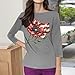 Womens Patriotic Flag Printed 250th Anniversary USA Tops Casual Shirts Round Neck 3/4 Sleeve Blouse