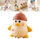 Versatile Mama Duck: This tummy time toy features a moving mouth that mimics talking, a music button with delightful tunes, and a volume adjustment feature for your baby's comfort. With soothing tunes and soft lights