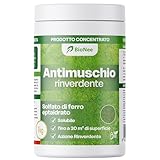 ANTIMUSCHIO RINVERDENTE 1kg – Solfato di Ferro Concentrato – Azione Rapida contro Muschio, Clorosi Ferrica e Rinverdimento Prato – Consentito in Agricoltura Biologica