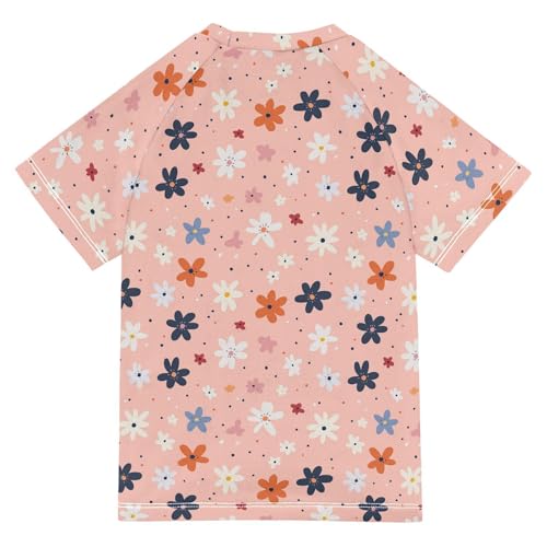 Girls Bathing Suit Short Sleeve Kids Rash Guard Swimsuit Girls2