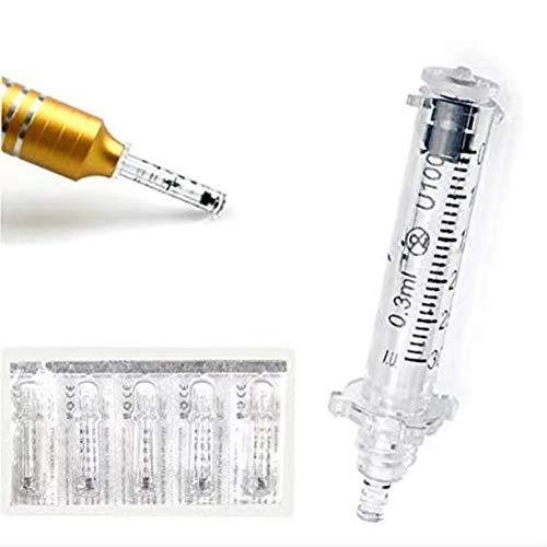 20 Stück Ampullenkopf, 0.3ML Nadelfreie Hyaluronic Pen Zubehör Hautpflege Tool Schönheit Gerät Cover