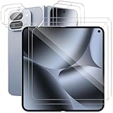 【6枚入り】For Google Pixel 10 Pro Fold ガラスフィルム（2枚）+背面スクリーンフィルム（2枚）+カメラ保護（2枚）指紋防止 グーグル ピクセル 10 Pro Fold 対応 salywin 衝撃保護 透明感良し 撥水撥油 気泡ゼロ 飛散防止 画面保護 + カメラカバー