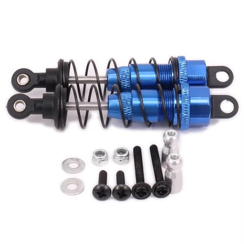 RC Car Shock Absorbers For HPI WR8 101212 107888 1/10 85mm Length Cnc Alloy Shock Absorber 6061-T6 RC For Hobby Car Toy Parts(Blue 2)