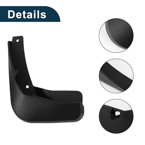 Image of Mud Flaps Splash Guards for Volkswagen Golf Sportsvan 2019-2020 W /Mount Accessories Mud Guards Front and Rear 1 Set