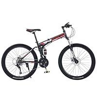 Amazon | 折りたたみ マウンテンバイク 自転車 21/24/27段変速 26