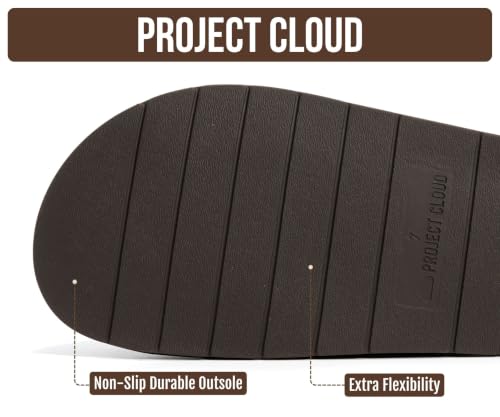 Image of Project Cloud 100% Genuine Leather Womens Clogs - Plush & Soft Insole with Arch Support Non Slip Mules & Clogs for Women Footwear - Water Resistant Women Shoes (Foamy)