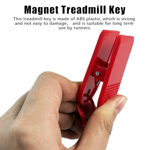Flylin 2PCS Treadmill Magnet Safety Key, Universal Lightweight Red Treadmill Security Key Replacement, Rectangle Plastic Running Machine Key for Most Treadmill (15x40mm) by Flylin - Image 4