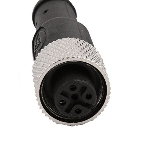 Conector eléctrico aviación macho Aexit M12 2 m miniatura 3