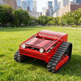 Remote Control Lawn Mower, Zero Turn Crawler Mower, Steep Hill Mowing Machine - Grade Assist Indicator on Remote for Consistent Slope Cutting