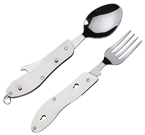 KTX7® Campingbesteck – Klappbesteck - Reisebesteck – Outdoor Besteck