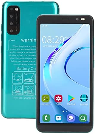 GOWENIC Rino4 Pro Unlocked Smartphones, 5.45 Inch HD Screen Cell Phone, 512MB RAM 4GB ROM Cell Phones Unlocked, for Android Dual SIM Dual Standby Smartphone with Face Recognition(Green)