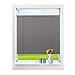 Produktbild EUGAD Plissee Klemmfix ohne Bohren 110x130 cm Grau Faltrollo mit gleichfarbiger Zubehör, Plisseerollo Jalousie für Tür & Fenster Blickdicht Sichtschutz Sonnenschutz Fertifplissee Rollo