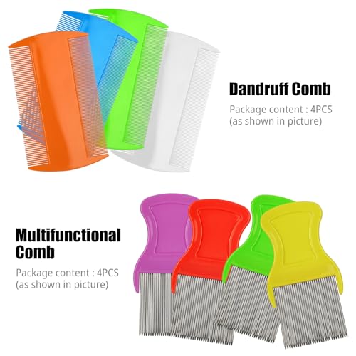 Peines para cabello color aleatorio 4 piezas miniatura 2