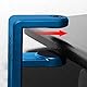 ENHANCE PC Gaming Headset Kopfhörer Halterung Hanger Mount Kopfhörer Stand mit verstellbaren & Schwenkarm, unter Schreibtisch Clamp auf Design, Universal Fit & Erbaut in Kabel Clip Organizer - Blau