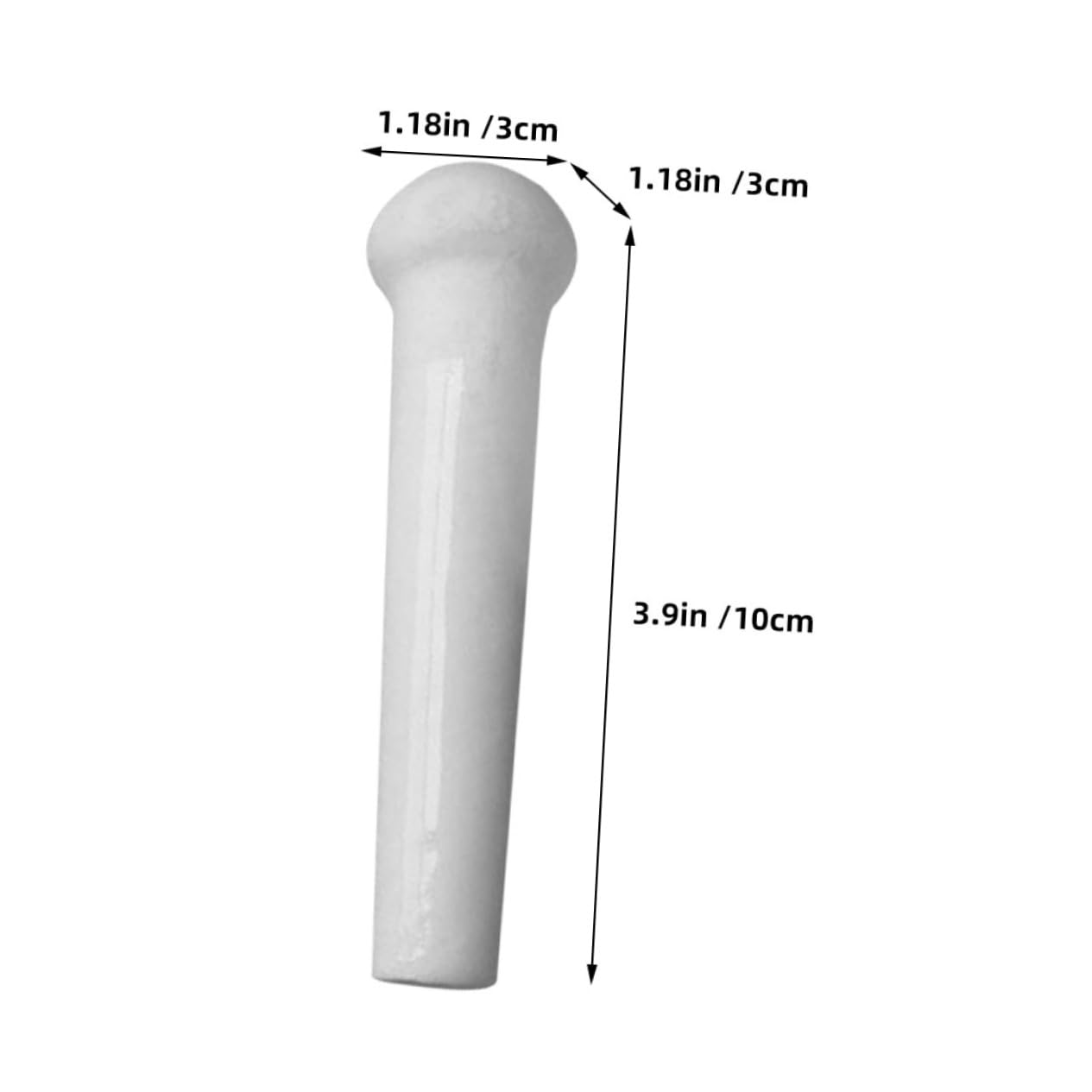 PRETYZOOM 8piezas Pestillo De Cerámica Para Machacar y Especias Utensilio De Cocina Ergonómico y Para Doméstico y Profesional