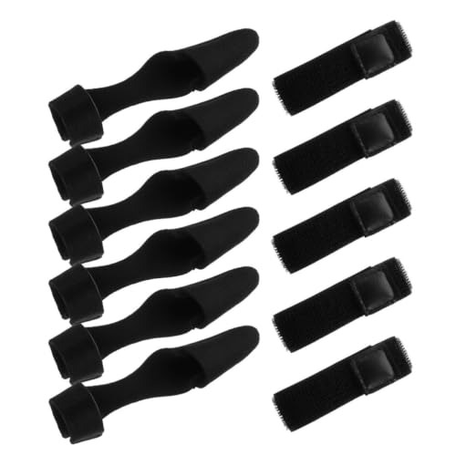 10pcs Fishing Rod Tip Covers Set with Strap for Transport