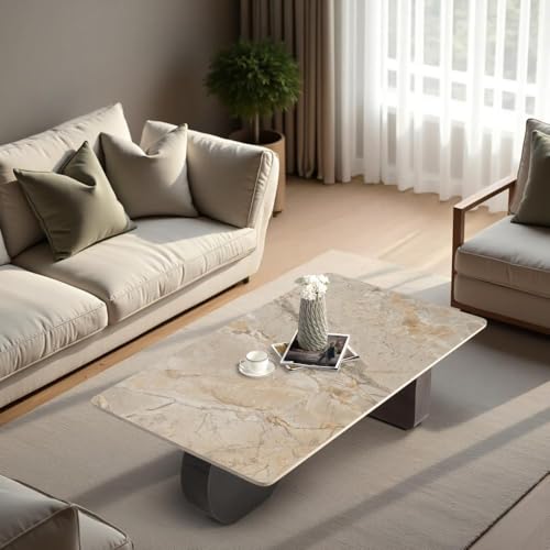 Image of Wakefit Center Table | 1 Yr Warranty | Coffee Table for Living Room Wooden, Tea Table for Living Room Wooden, Sofa Table, Free Installation from Brand, Modern Multi-Functional & Wobble-Free(Typica)
