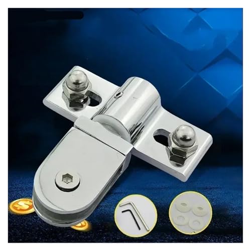 Charnière de porte en verre rotative pour douche stable