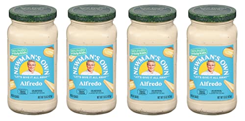 Newman's Own Alfredo Pasta Sauce, 15 oz (4 pack)