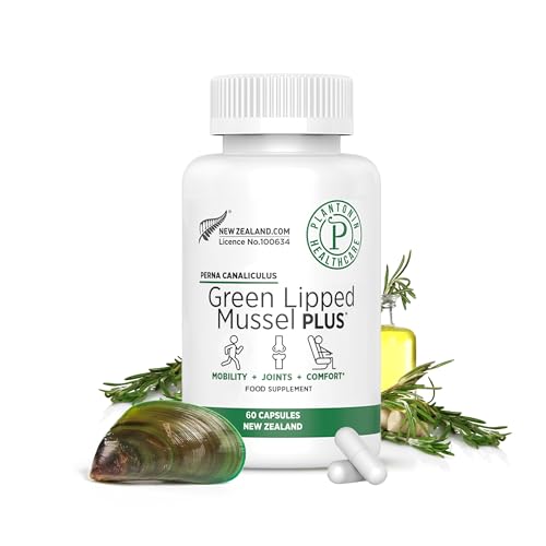 Green Lipped Mussel 19000mg High Strength Omega 3 Capsules - Natural New Zealand Green Lipped Mussel Powder | Joint Supplement | Supports Alleviate Joint Pains Non-GMO & Gluten-Free | 60 Capsules