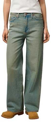 Jean droit ample Wrangler femme denim Silver Lake 30W 30L pantalon jean