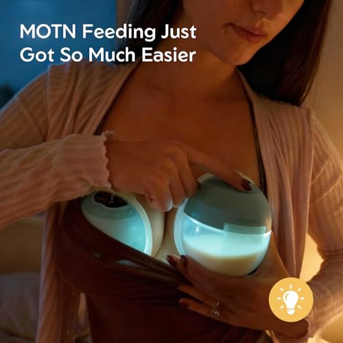 Image of MomMed S33 Wearable Breast Pump, Hands Free Double Electric, 6oz, BPA Free