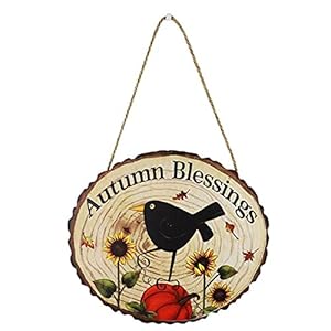 Herfst welkom deur teken thanksgiving welkom teken houten buiten portiek decor opknoping herfst muur deur hangers…