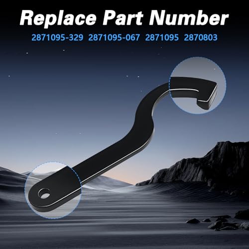 Image of EVRBUL Shock Absorber Spanner Tool Compatible with Polaris Ranger Crew 500 570 700 800 900 1000 Crew XP 1000 Sportsman RMK Snowmobile Replace# 2871095-329 2871095-067 2871095 2870803