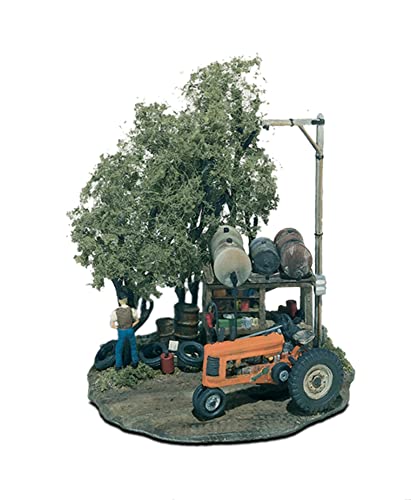 HO Tracteur Pit Stop véhicule miniature décor de garage ferroviaire HO