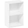 Furinno Luder Bookcase / Book / Storage, 2-Tier, White