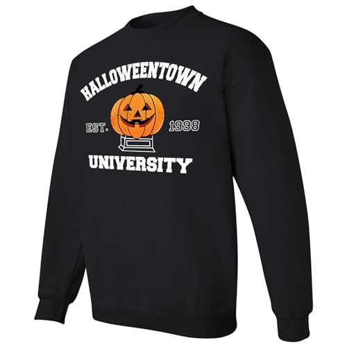 Halloweentown University Sweatshirt – Double-Sided Halloween Pullover with Pumpkin & Campus Art – Unisex4