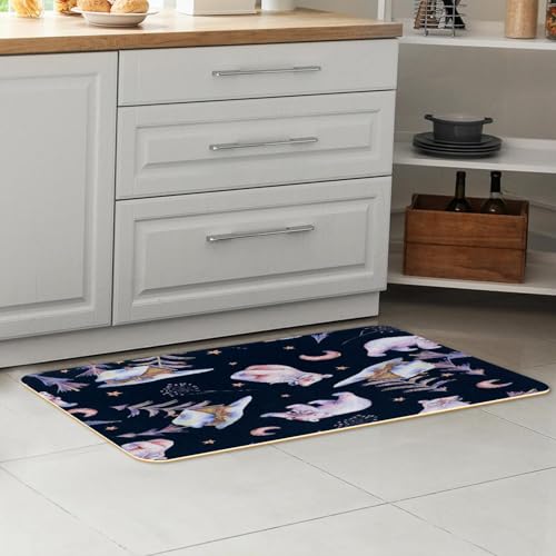 Alfombrilla de cocina antideslizante que evita resbalones en pasillos húmedos 7