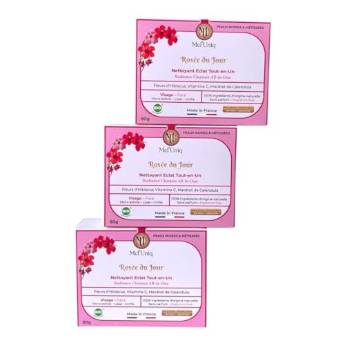 Savon Éclat Rosée du Jour Mel’Uniq : l'excellence du nettoyant visage solide artisanal français