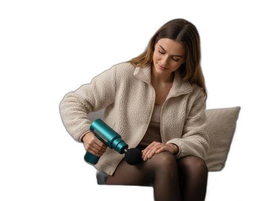 Portable Massage Gun for Pain Relief, Unisex Deep Tissue Massage Gun, Muscle Relaxing Bodie Massage Machine for Home, Handheld 6 Speed with 4 Heads |PAR-P992-image-41
