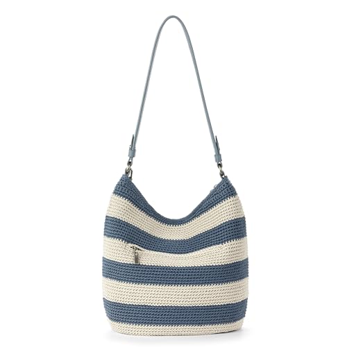 Image of The Sak Sequoia Hobo Bag - Hand Crochet Large Women's Purse for Everyday & Travel - Durable Handbag & Tote With Zipper Pocket